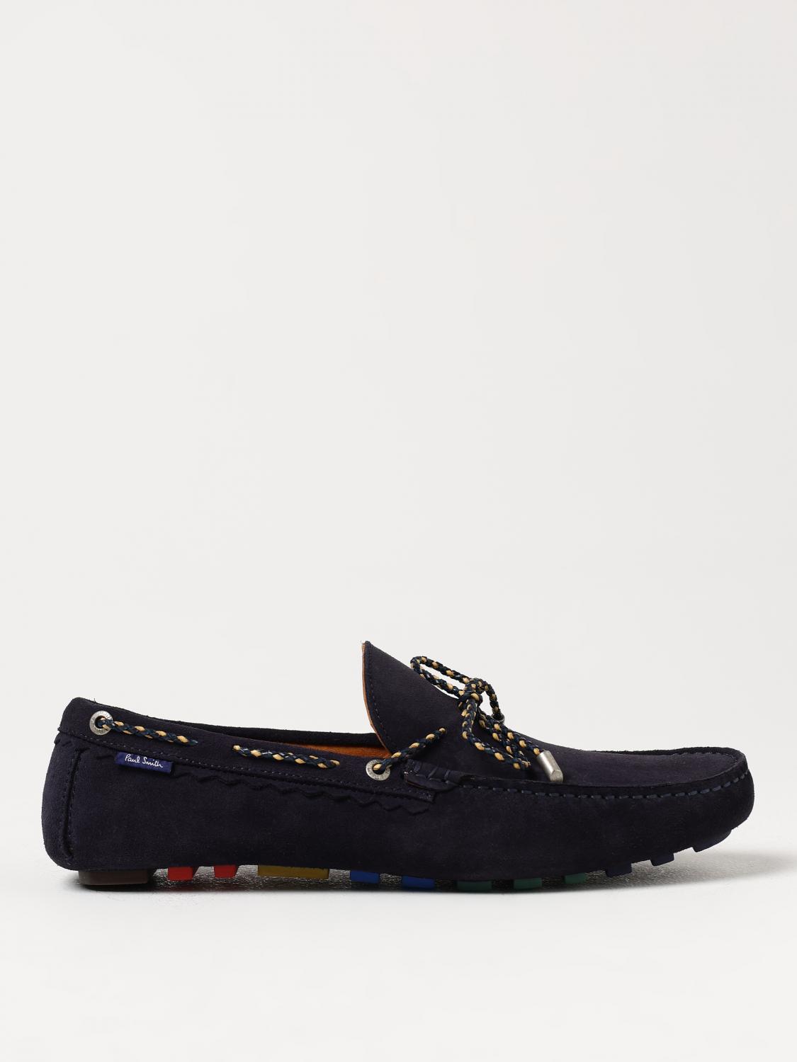 Ps By Paul Smith Ps Paul Smith Mocassini Springfield In Pelle Scamosciata In Blue