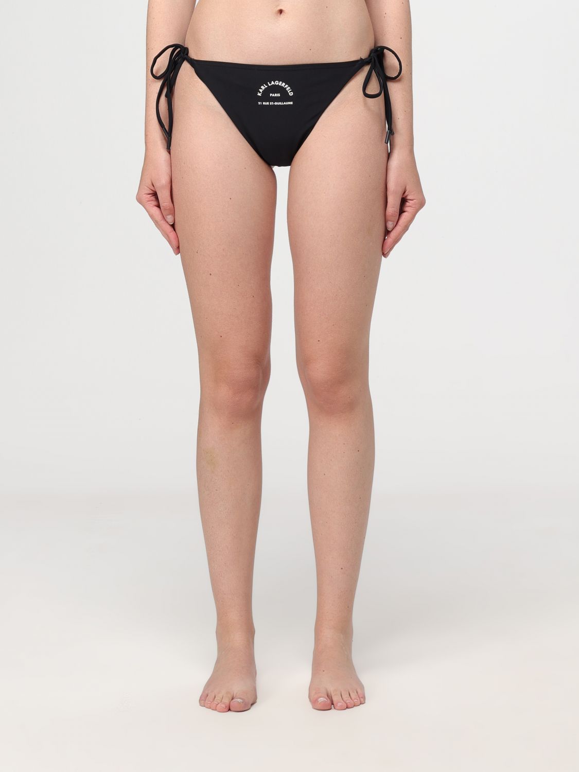 Shop Karl Lagerfeld Swimsuit  Woman Color Black