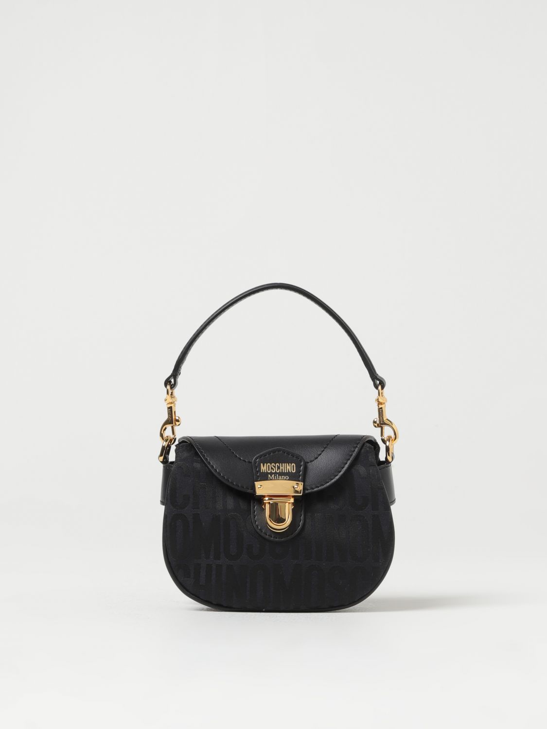 Shop Moschino Couture Mini Bag  Woman Color Black