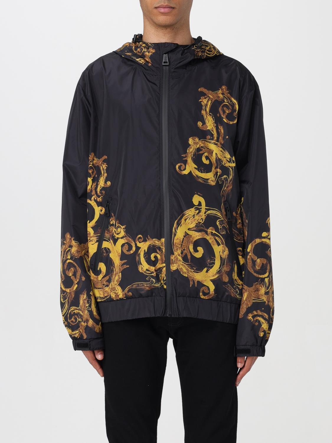 Shop Versace Jeans Couture Jacket  Men Color Gold