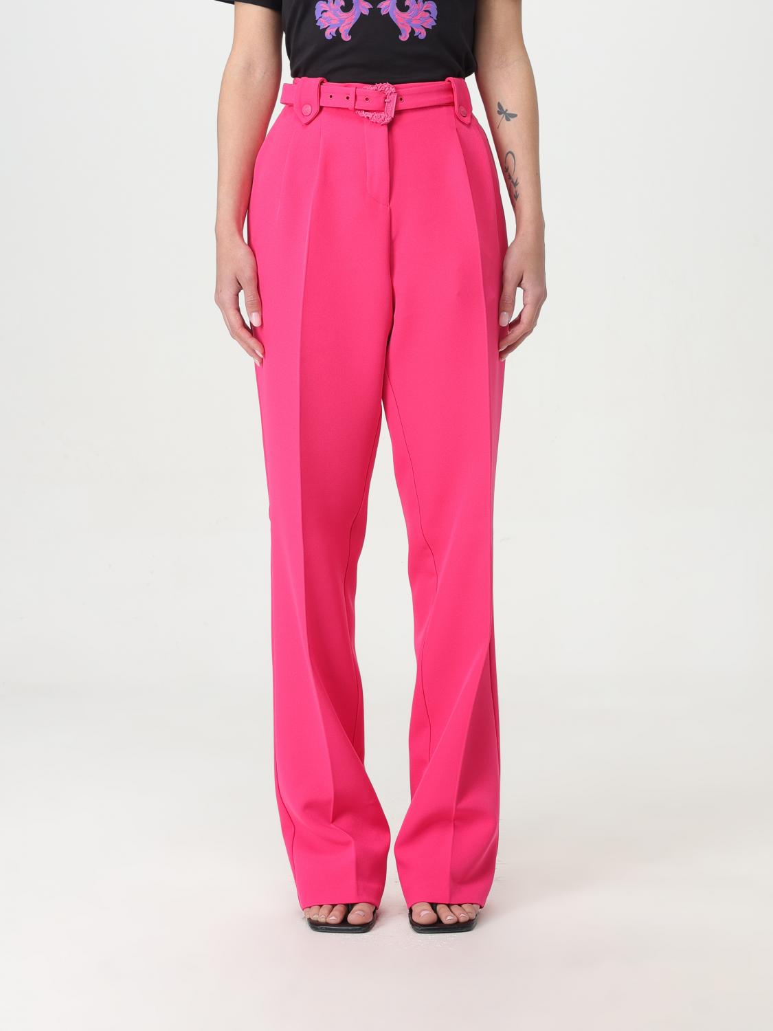 Versace Jeans Couture Pants Woman Color Pink In Pink