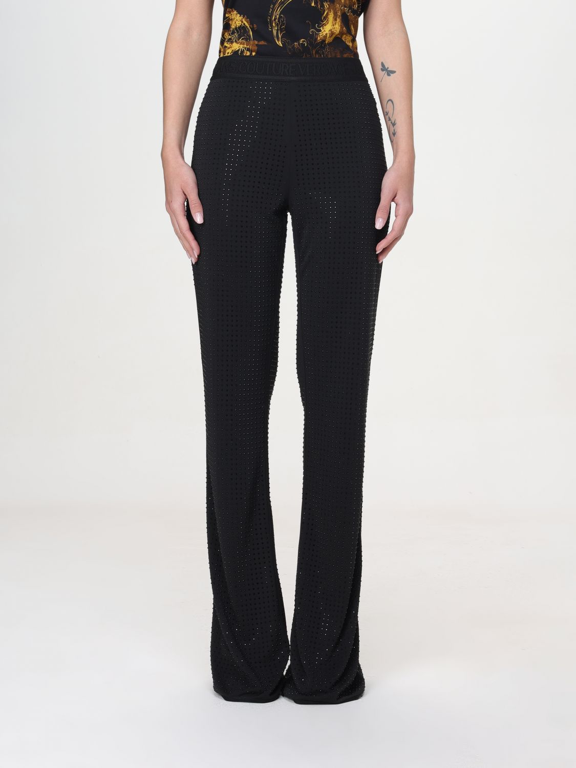 Shop Versace Jeans Couture Pants  Woman Color Black