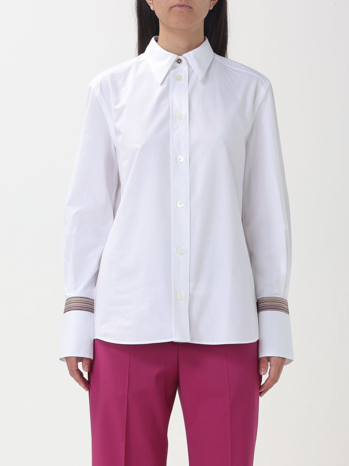 Shop Paul Smith Shirt  Woman Color White