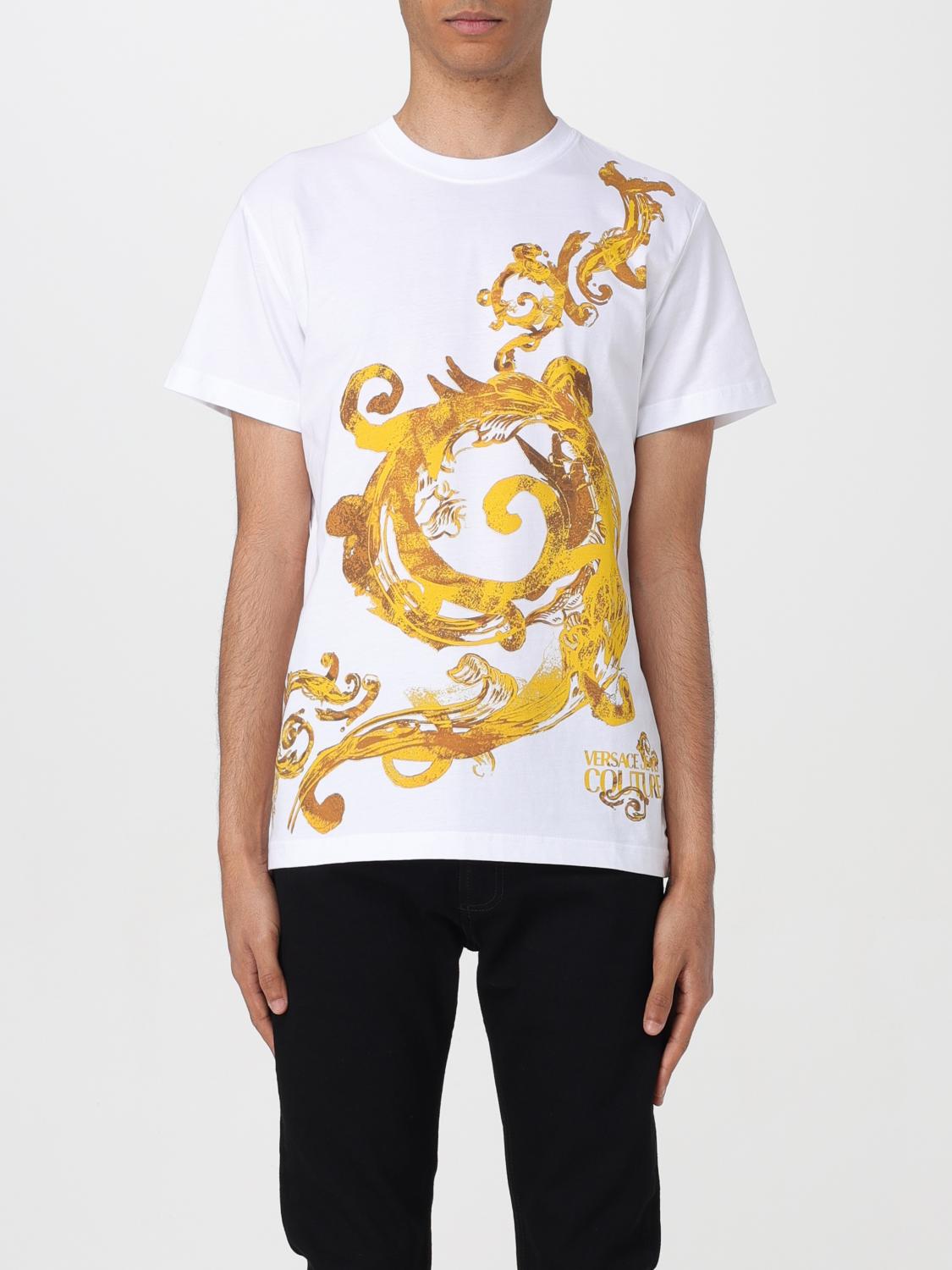 Versace Jeans Couture T-shirt Men Color White In White