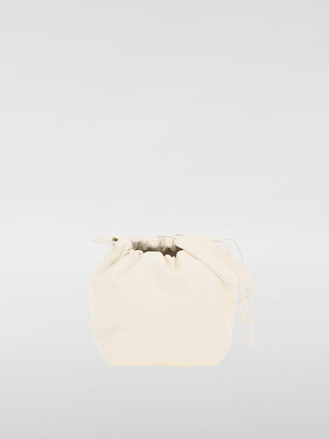 Shop Jil Sander Mini Bag  Woman Color Ivory In 象牙色