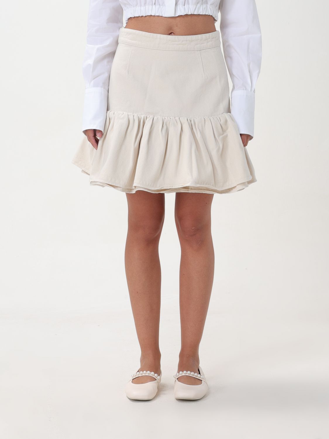 Shop Patou Skirt  Woman Color White