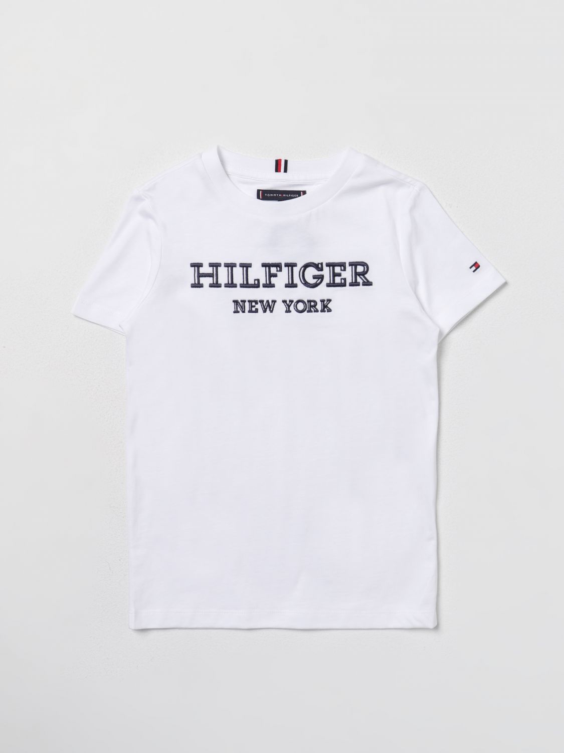T恤 TOMMY HILFIGER 儿童 颜色 白色