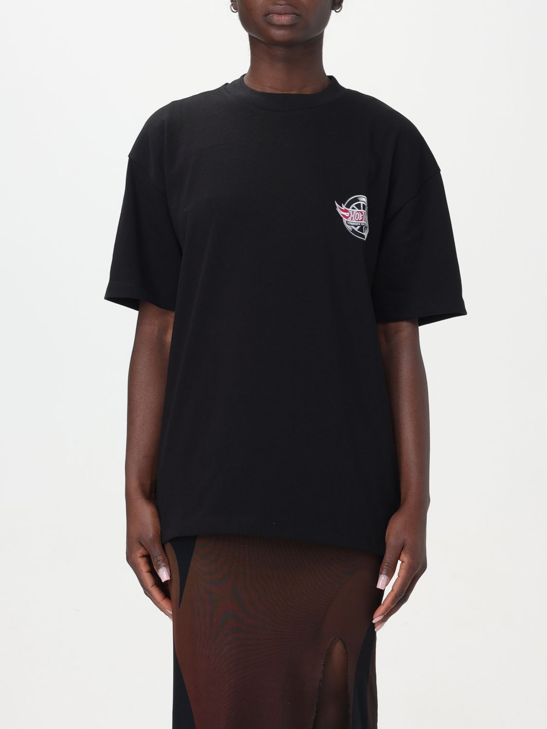 Shop Vision Of Super T-shirt  Woman Color Black