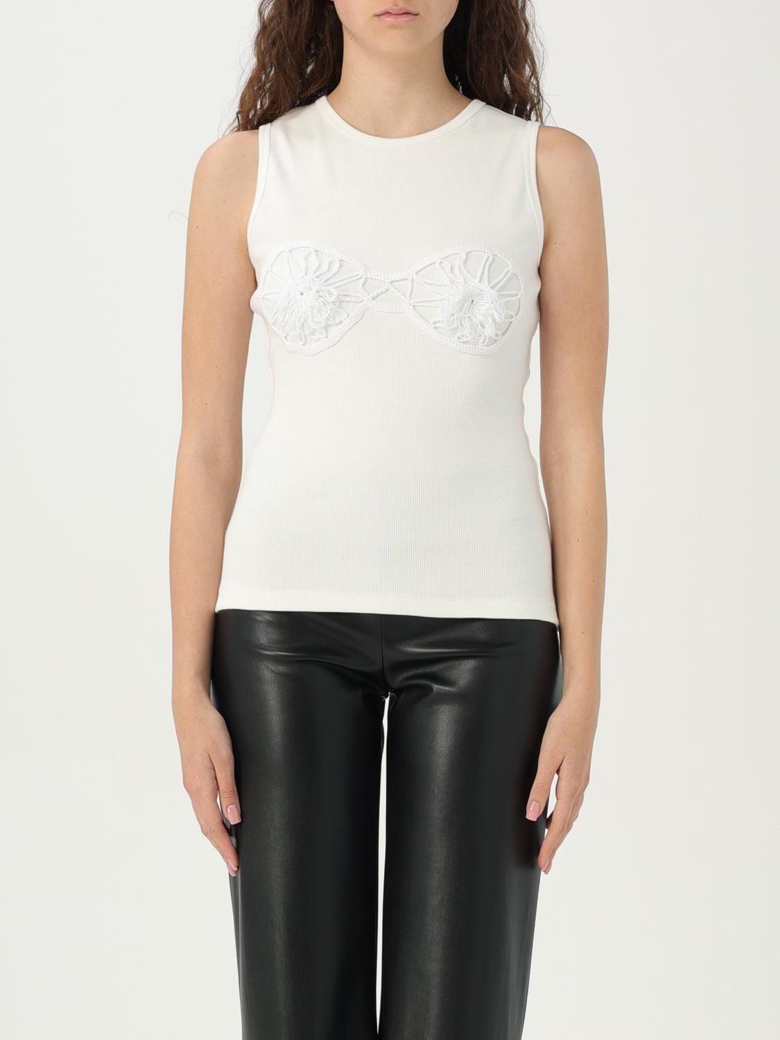 Shop Magda Butrym Top  Woman Color White