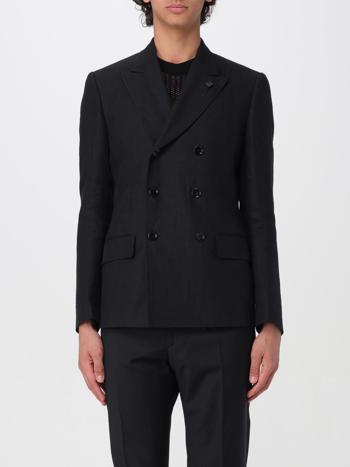 Lardini Jacket  Men Color Black In 黑色