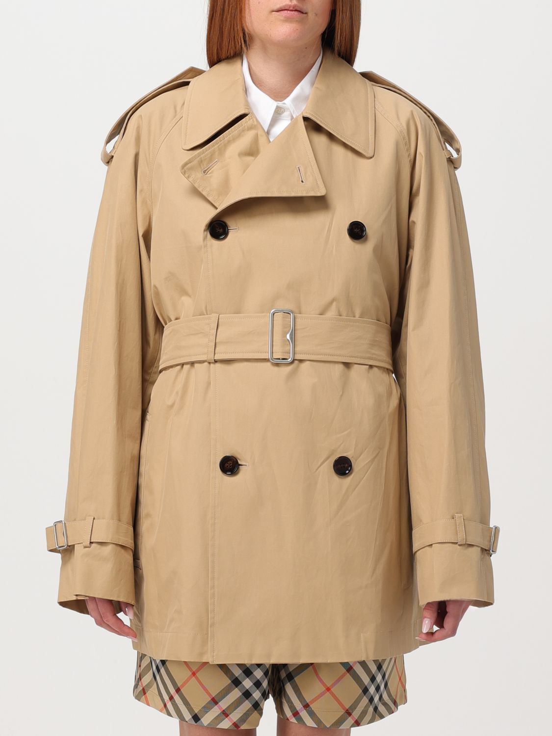 BURBERRY TRENCH COAT BURBERRY WOMAN COLOR BEIGE F50930022
