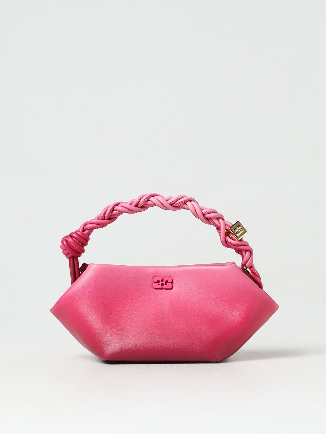 Shop Ganni Mini Bag  Woman Color Fuchsia In 紫红色