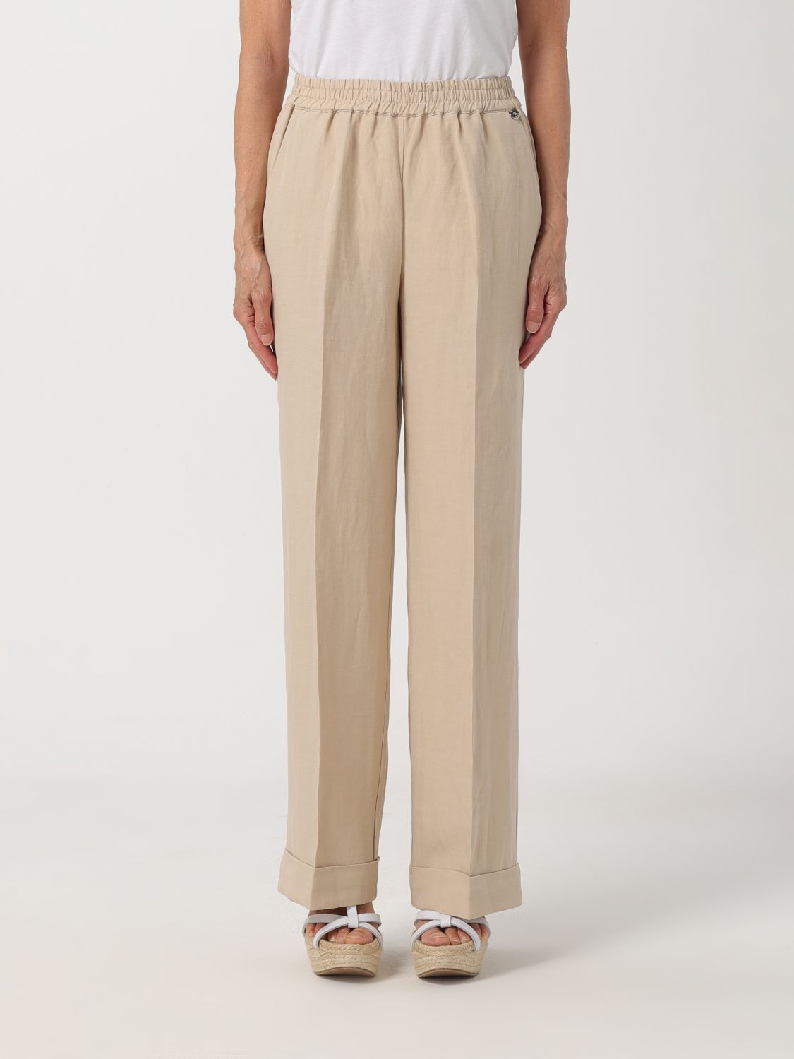 Liu •jo Pants Liu Jo Woman Color Sand