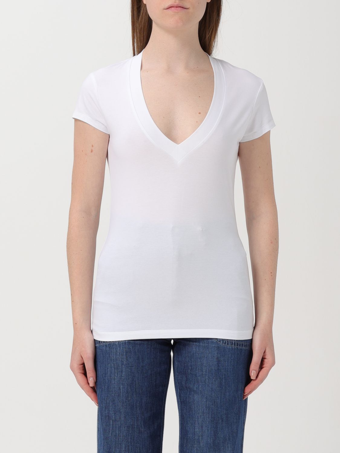 Dondup T-shirt  Woman Colour White In 白色