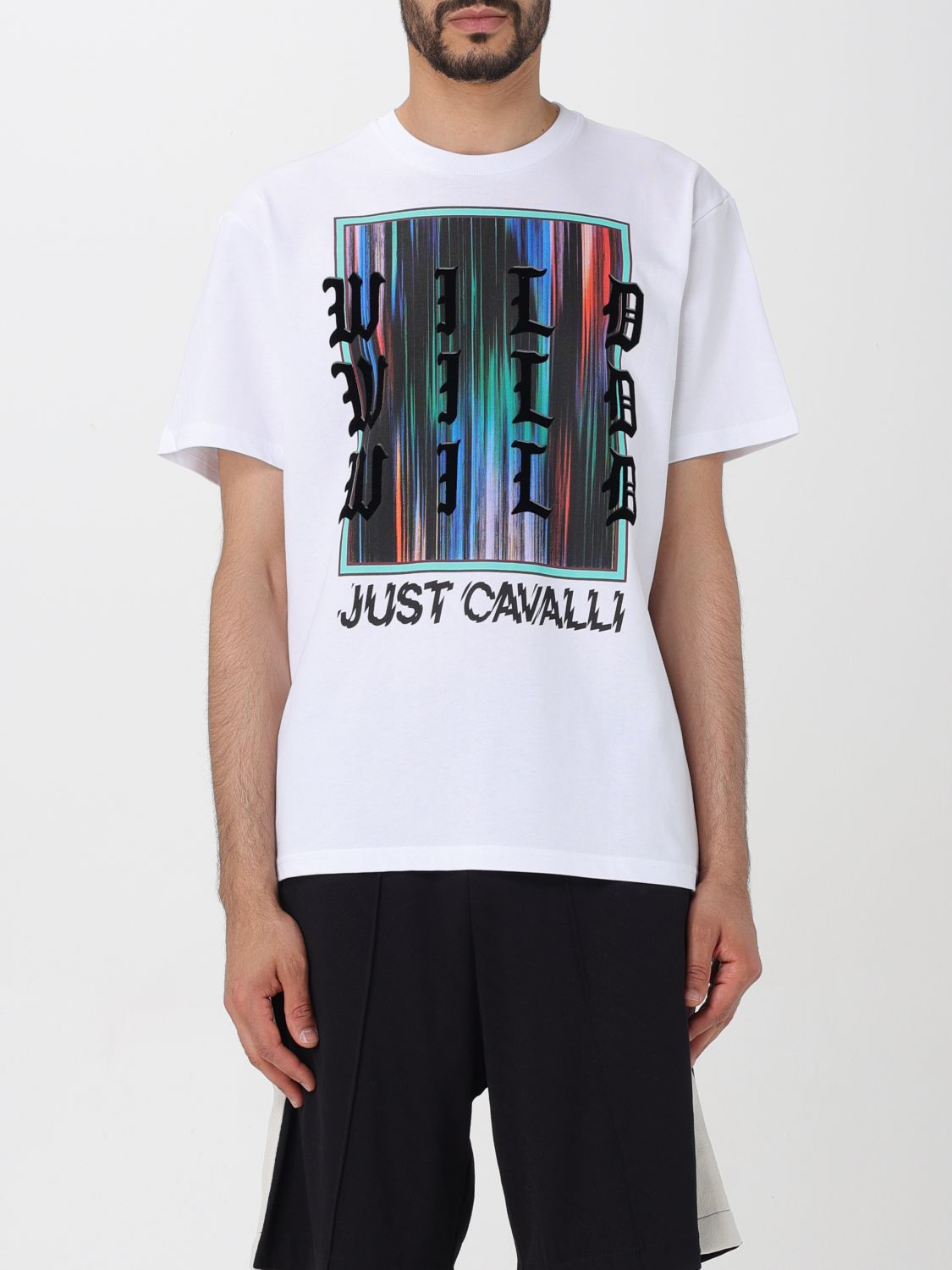 Just Cavalli T-shirt Men In White