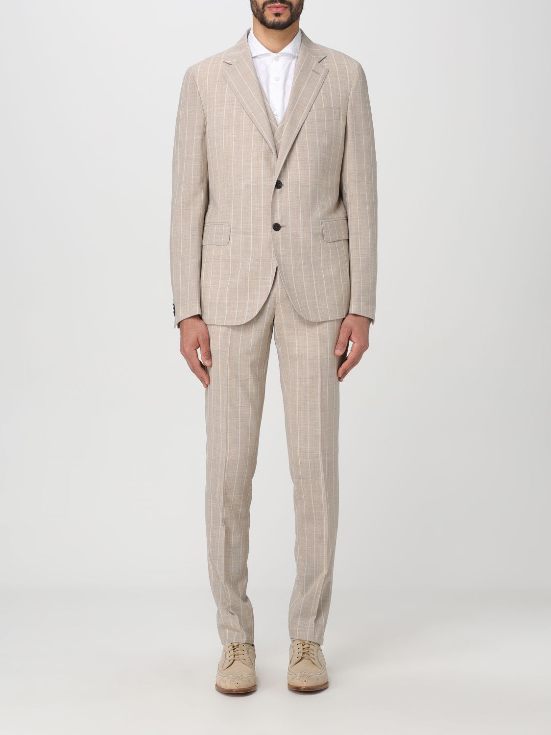 Shop Brian Dales Suit  Men Color Beige