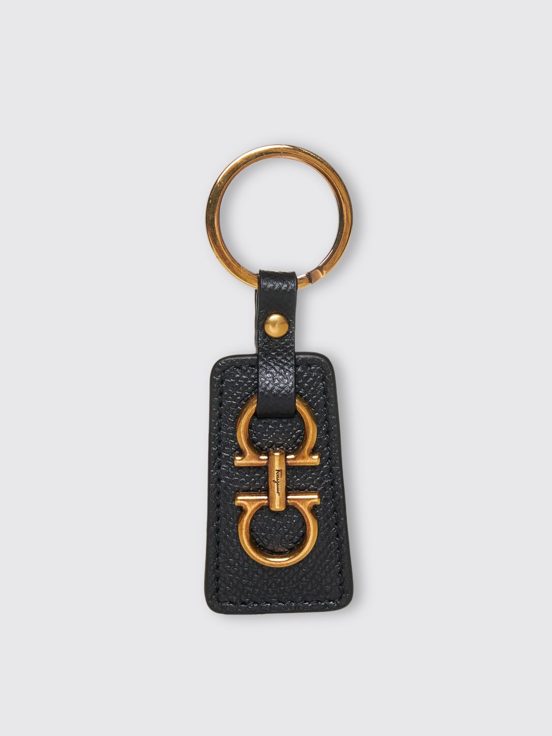 Shop Ferragamo Key Chain  Woman Color Black In 黑色