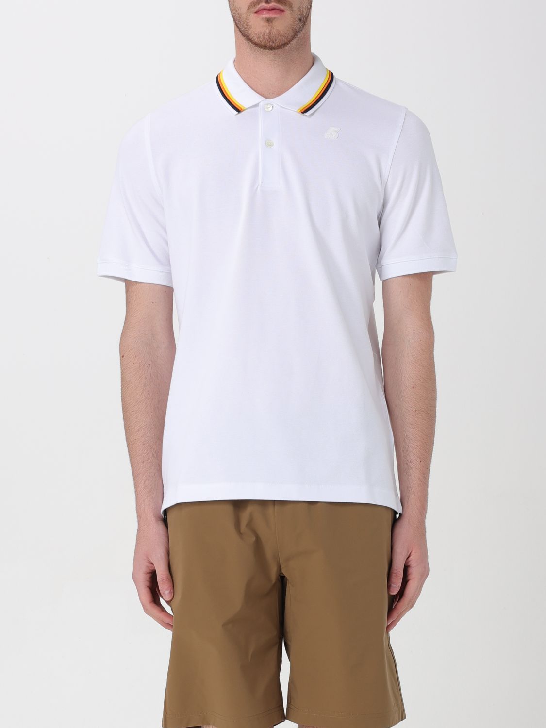 Shop K-way Polo Shirt  Men Color White