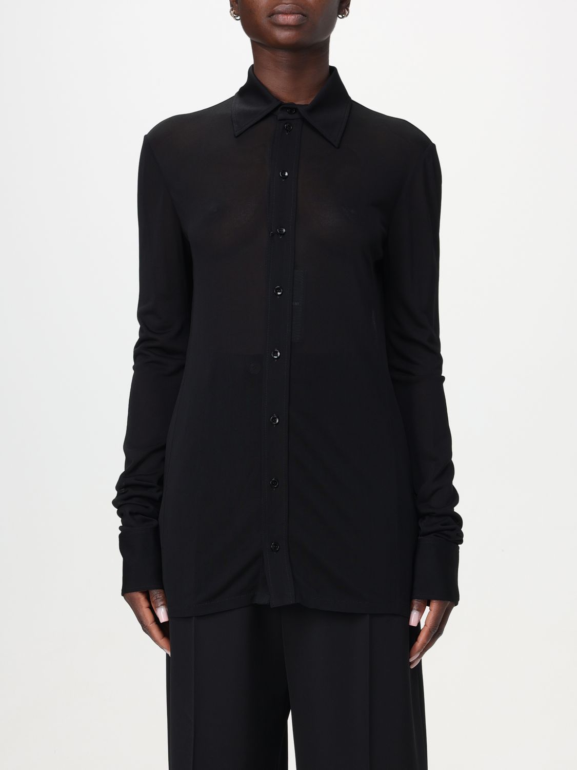 Saint Laurent Shirt  Woman In Black