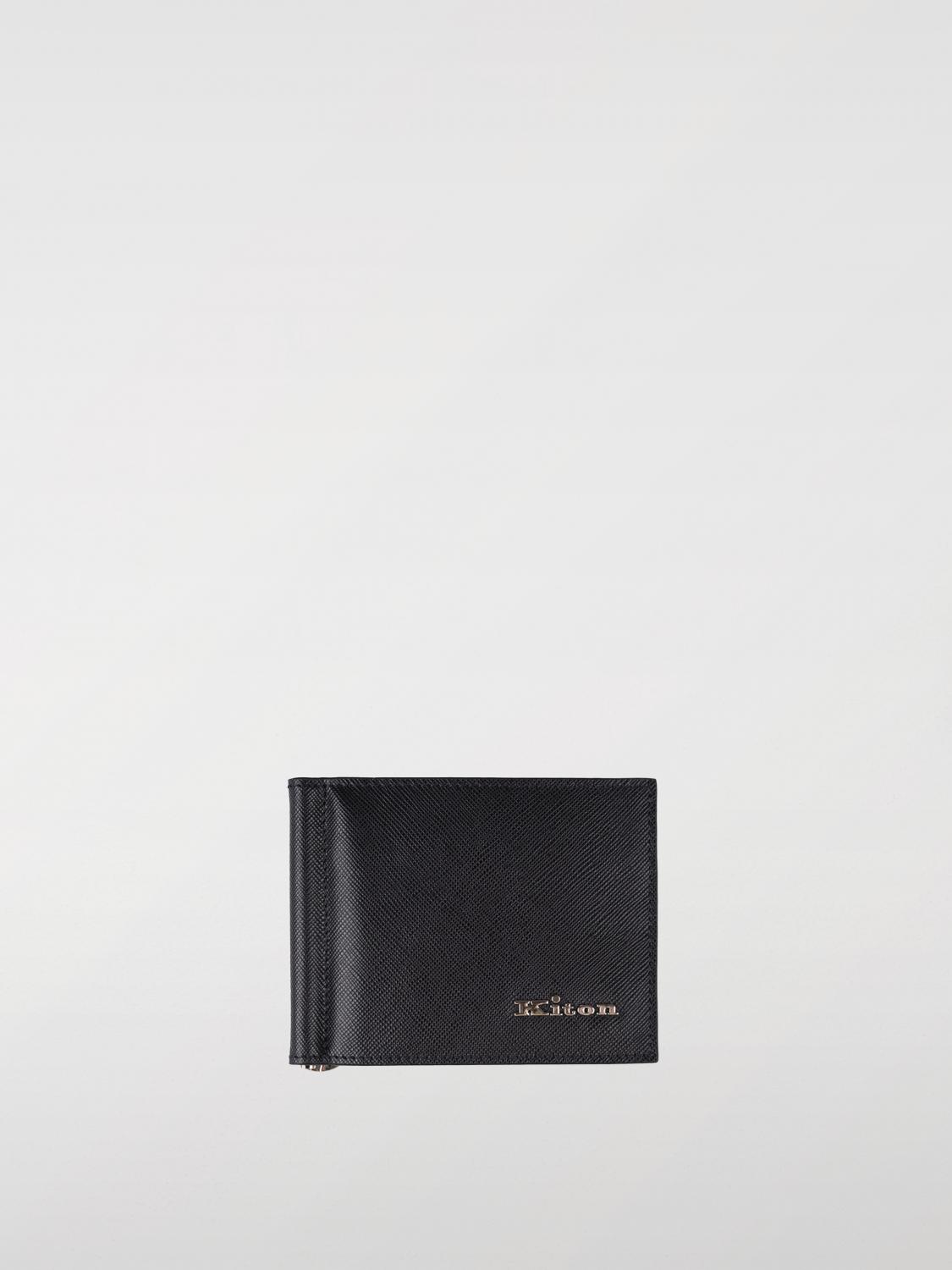 Shop Kiton Wallet  Men Color Black