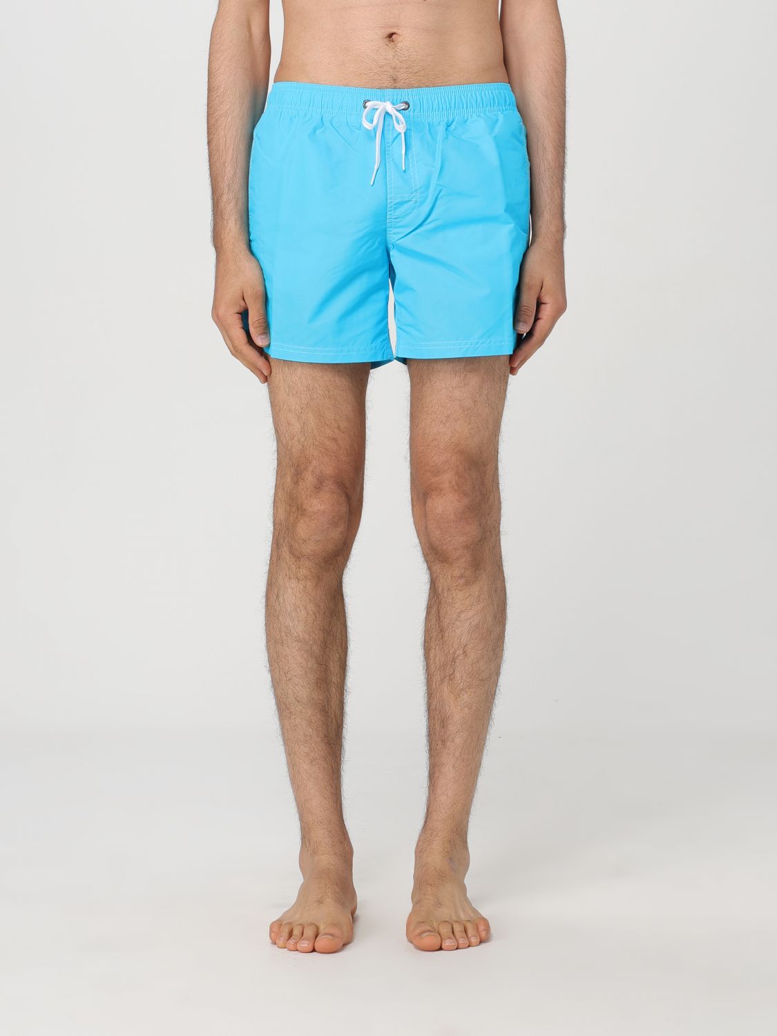 Shop Sundek Swimsuit  Men Color Gnawed Blue