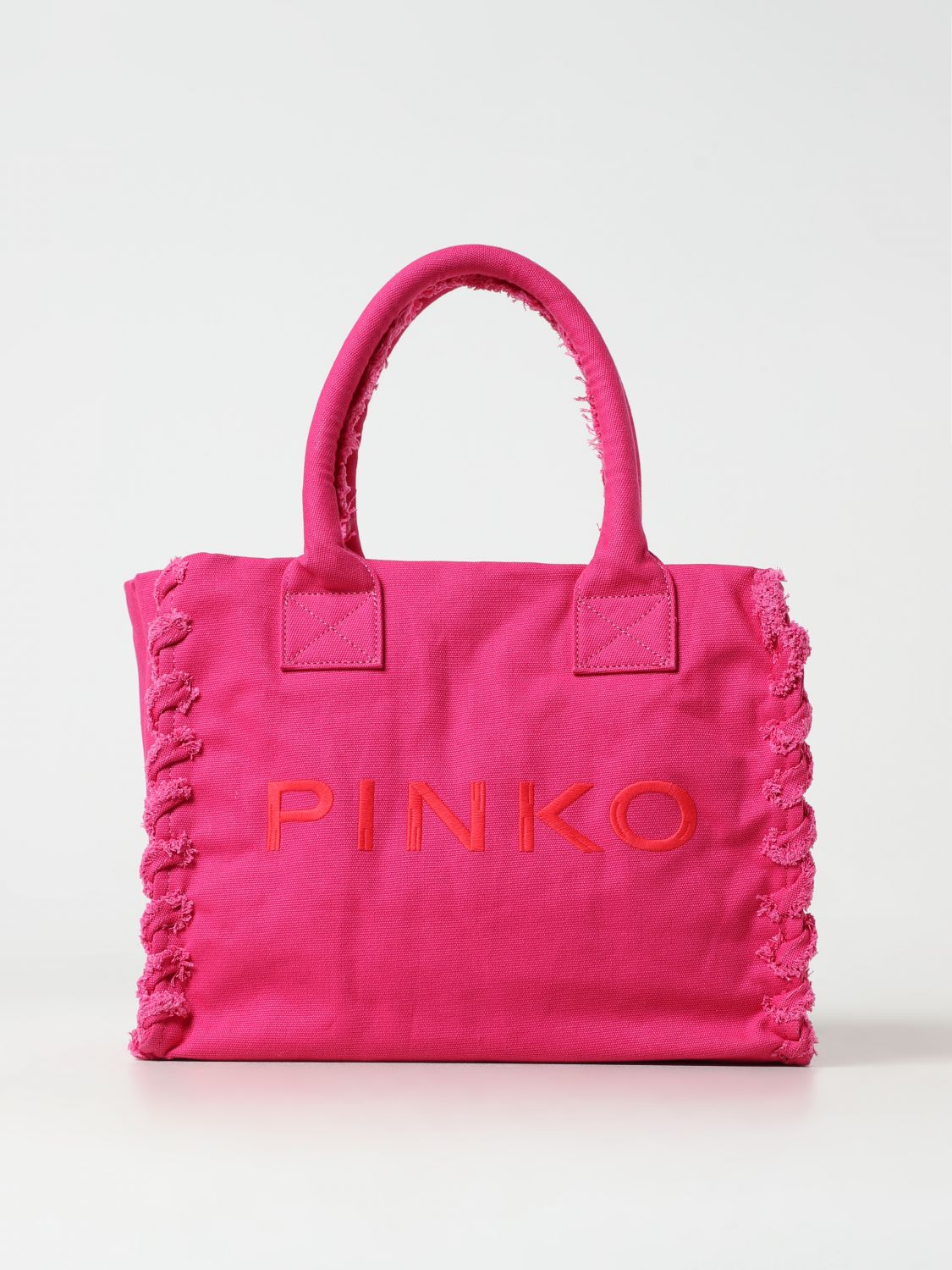Shop Pinko Tote Bags  Woman Color Pink