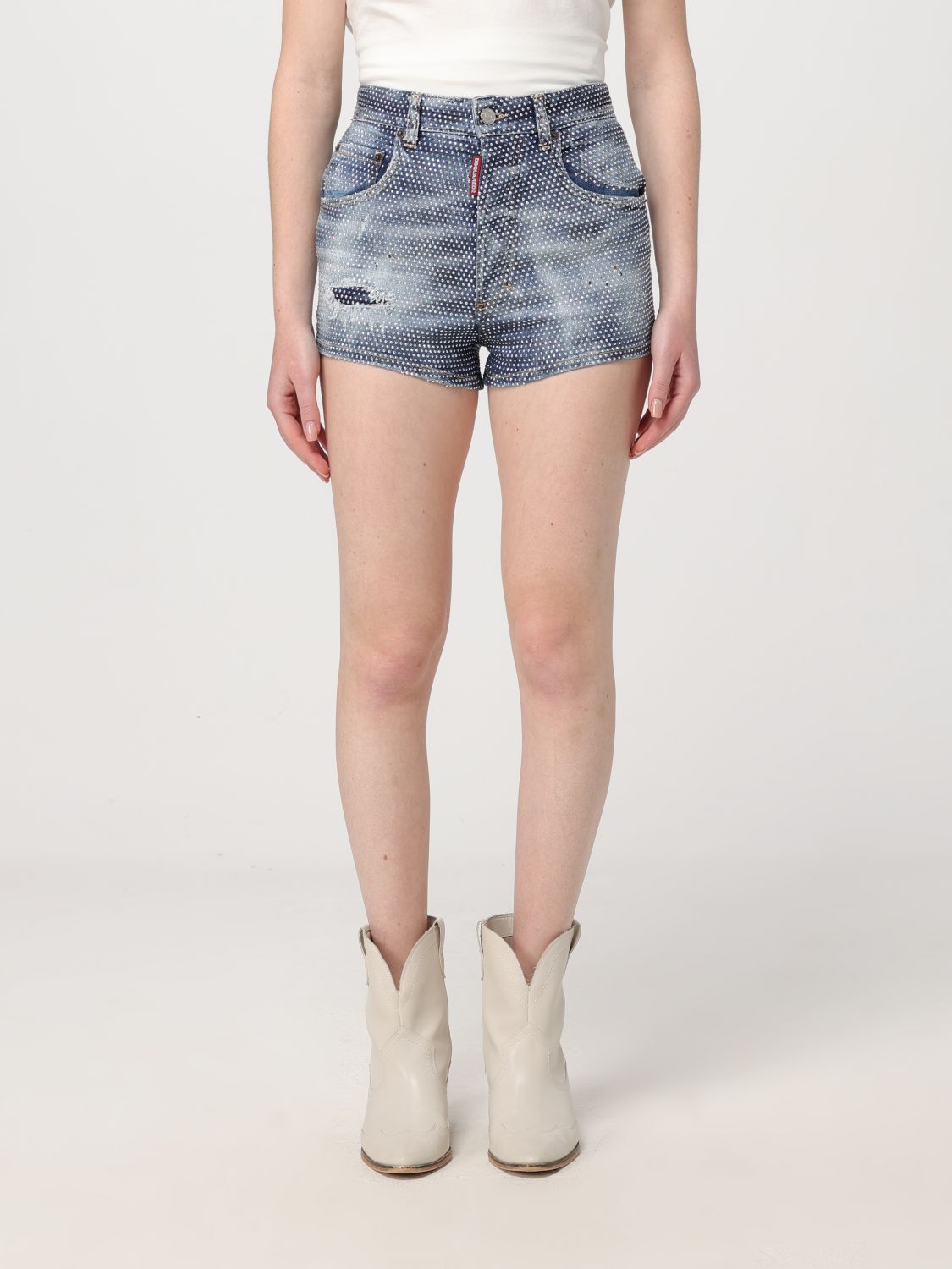 Dsquared2 Short  Woman Color Blue In 蓝色