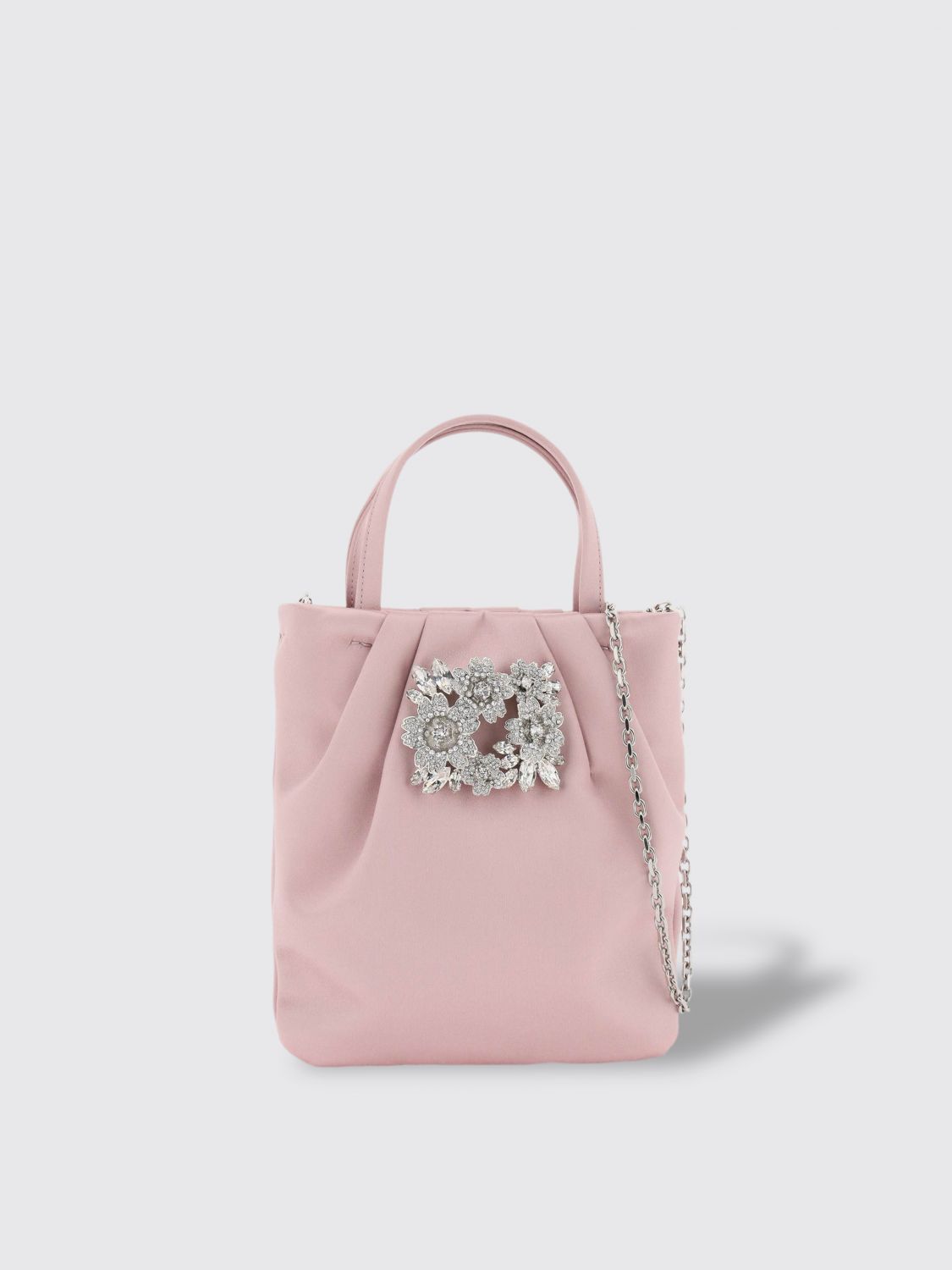 Shop Roger Vivier Shoulder Bag  Woman Color Pink
