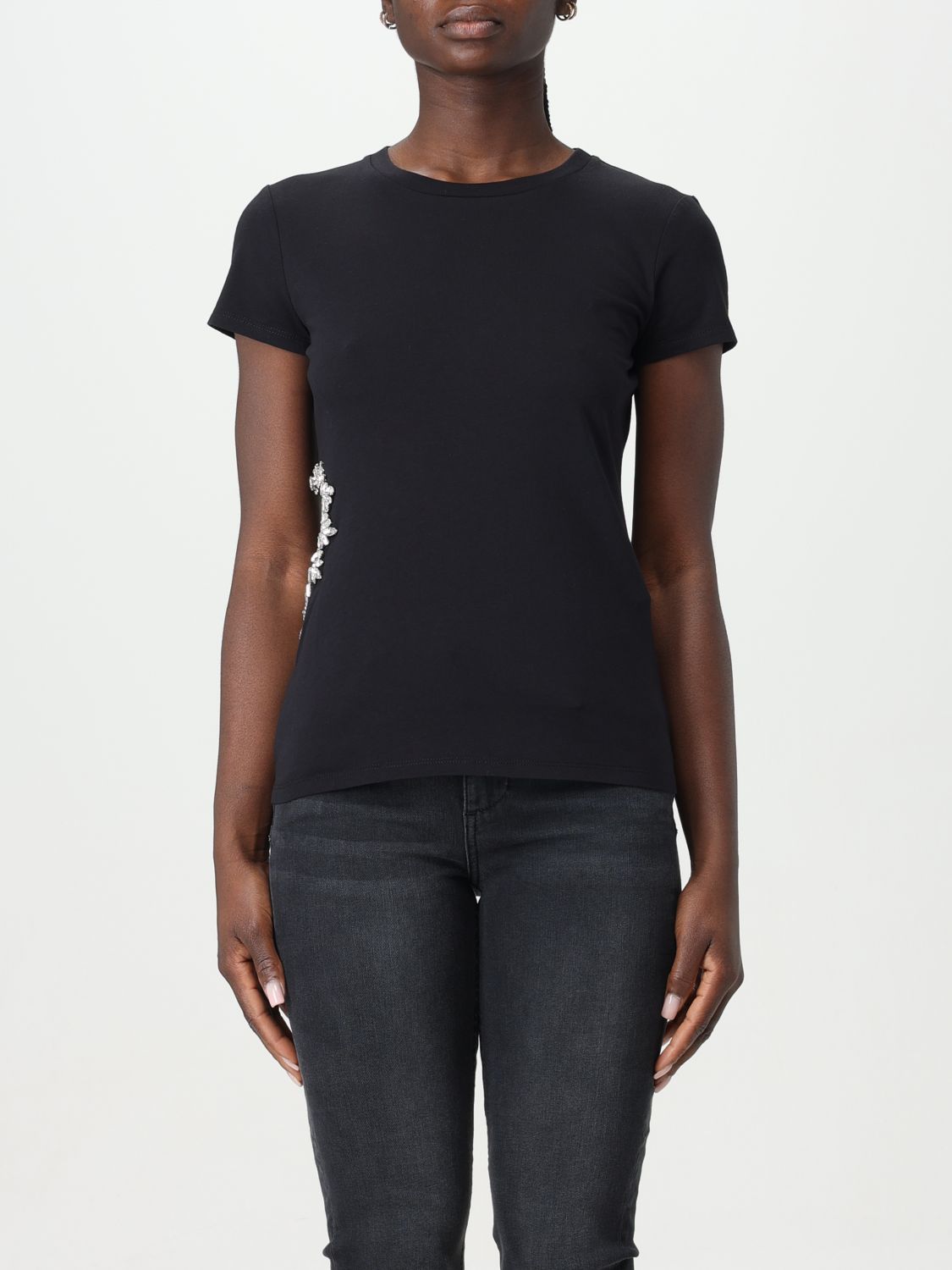 Liu •jo T-shirt Liu Jo Woman Color Black In 黑色