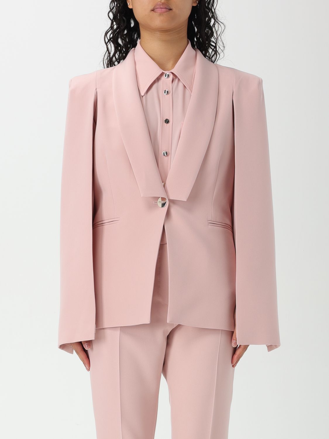 Shop Liu •jo Blazer Liu Jo Woman Color Pink