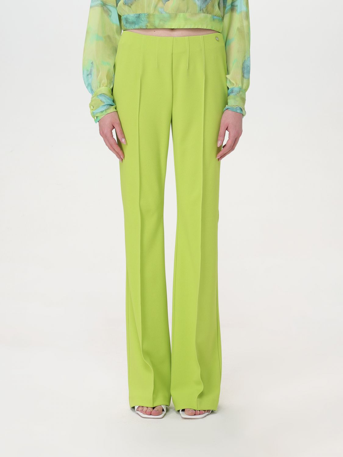 Liu •jo Pants Liu Jo Woman Color Green In 绿色