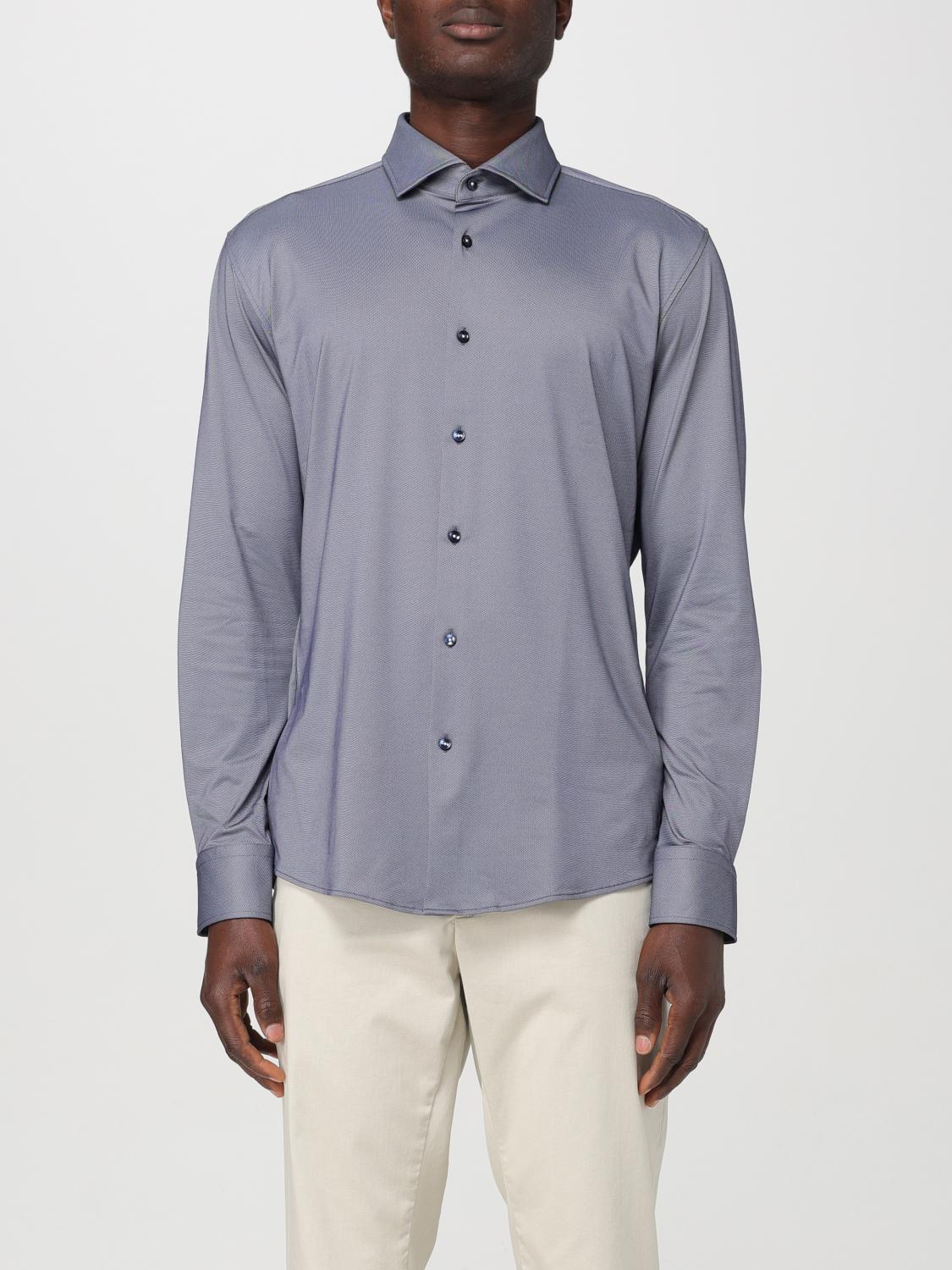 Shop Hugo Boss Shirt Boss Men Color Blue