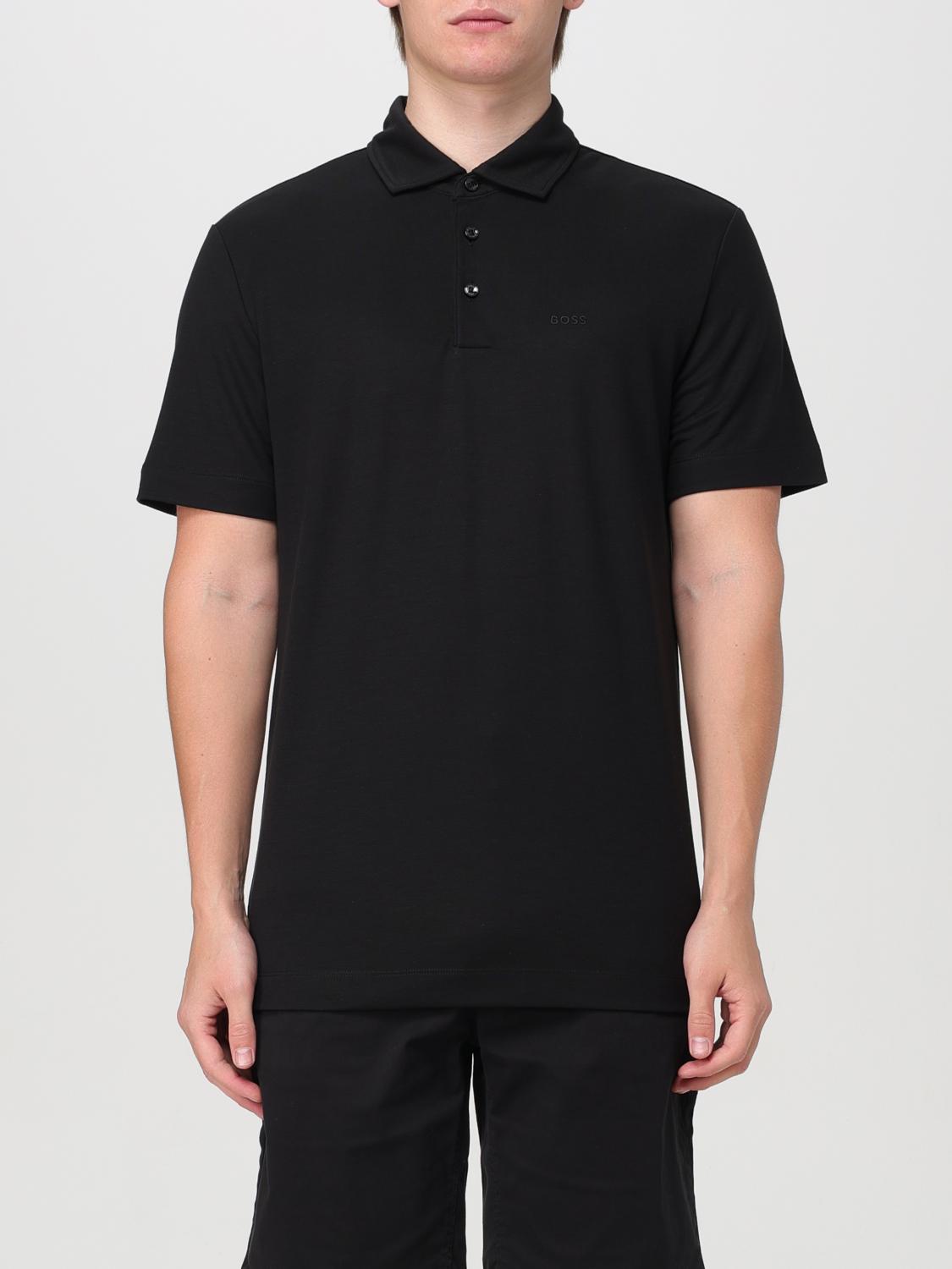 Shop Hugo Boss Polo Shirt Boss Men Color Black