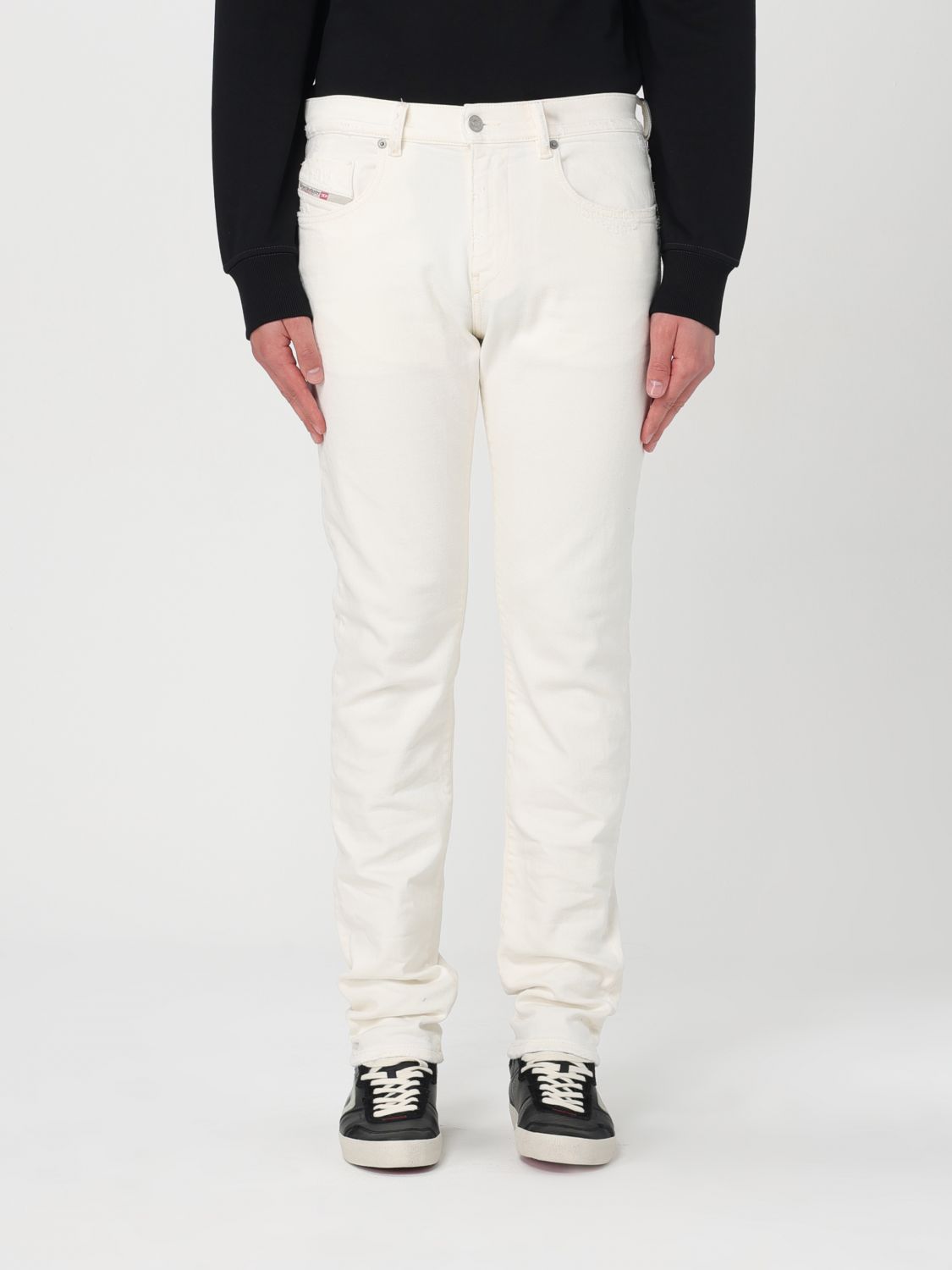 Shop Diesel Jeans  Men Color White