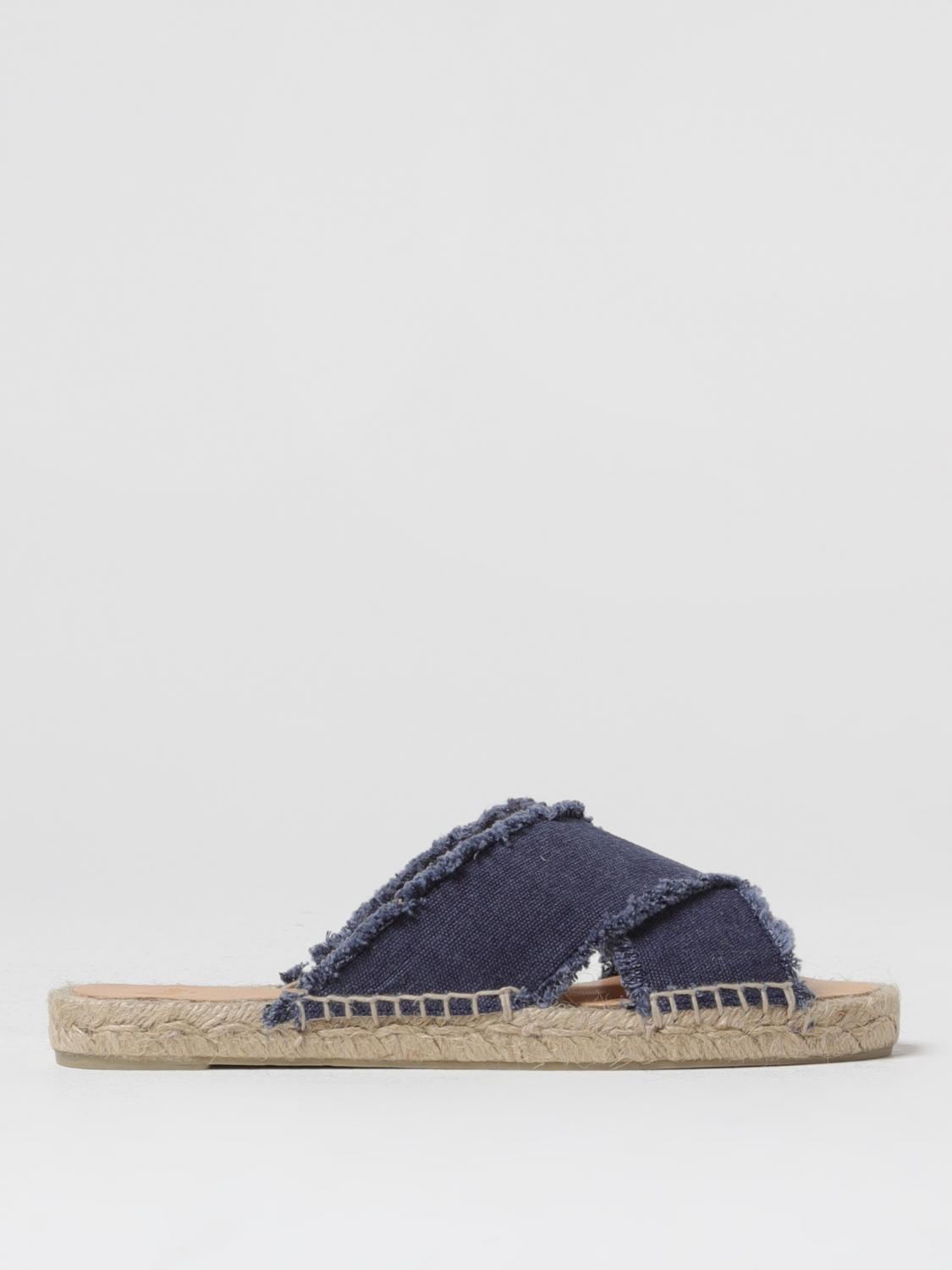 CASTAñER FLAT SANDALS CASTAÑER WOMAN COLOR GNAWED BLUE F52179011