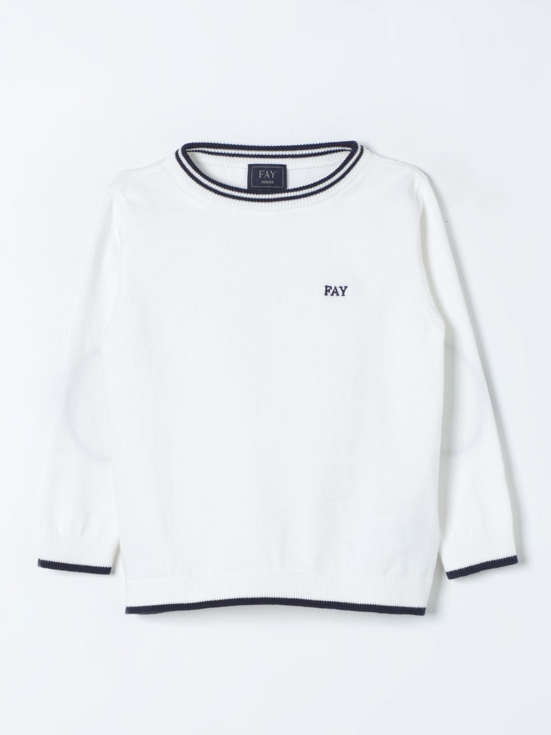Shop Fay Junior Sweater  Kids Color Ivory