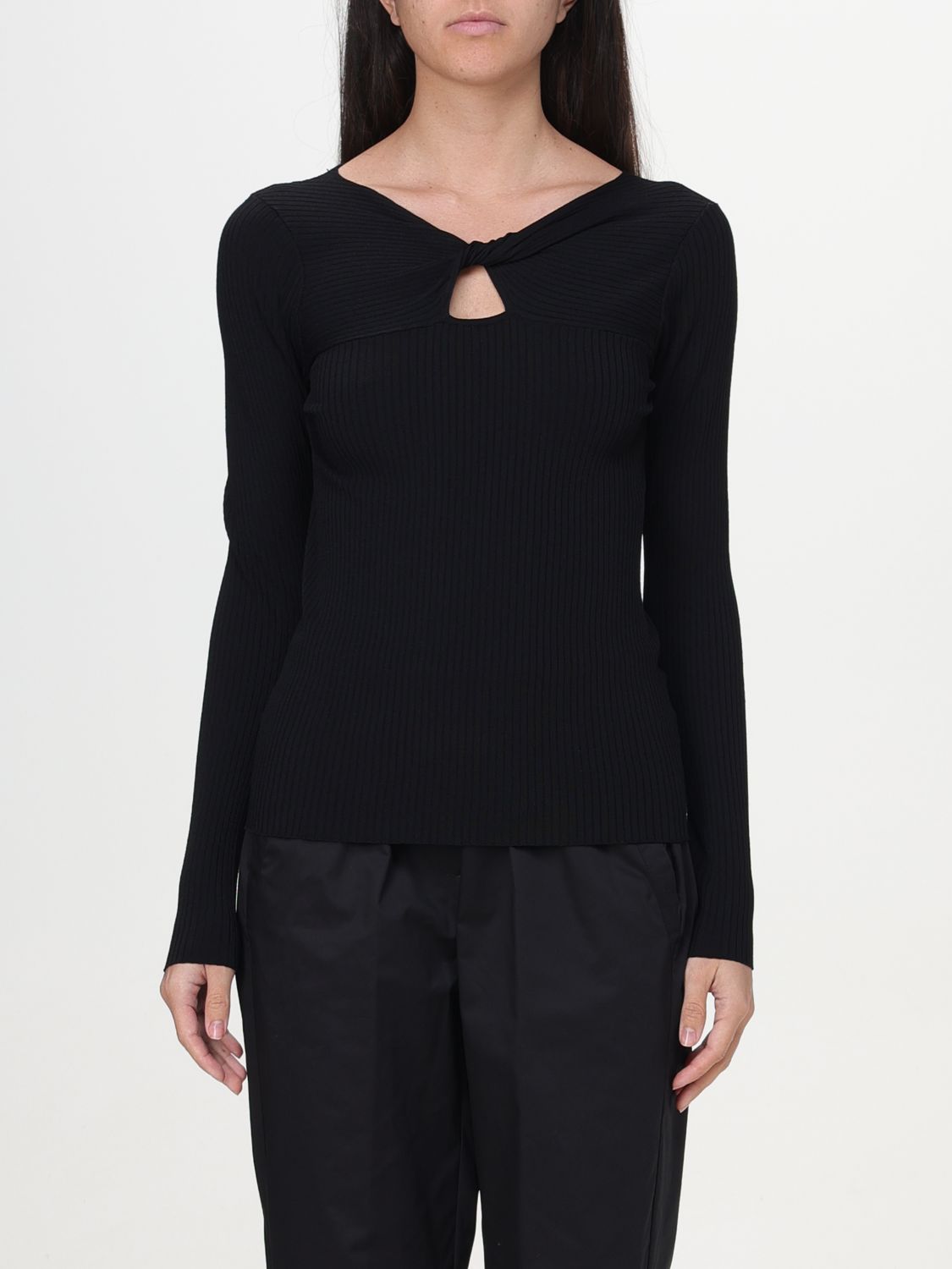 Kaos Sweatshirt  Woman Color Black