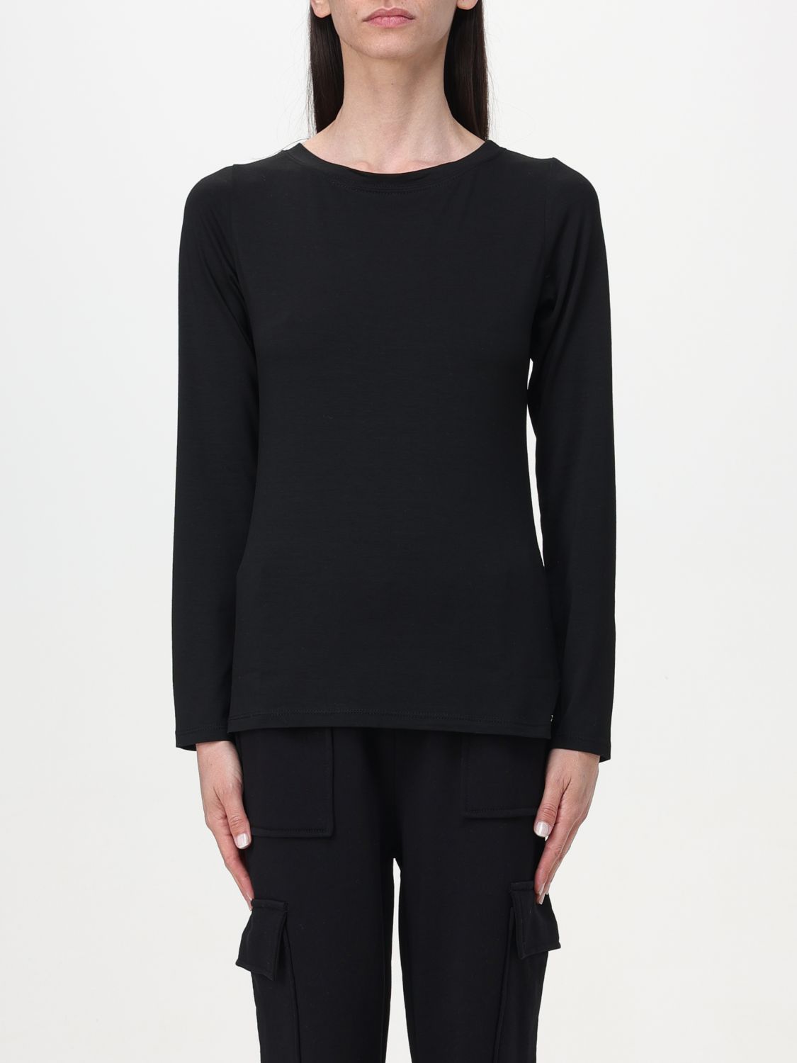 Kaos Sweatshirt  Woman Colour Black