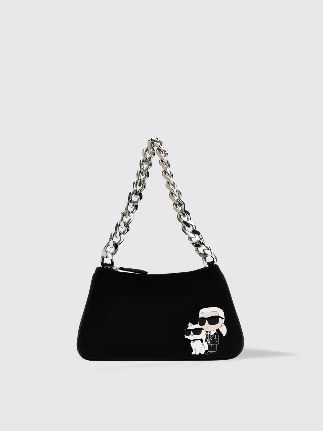 Karl Lagerfeld Shoulder Bag  Woman Color Black In 黑色