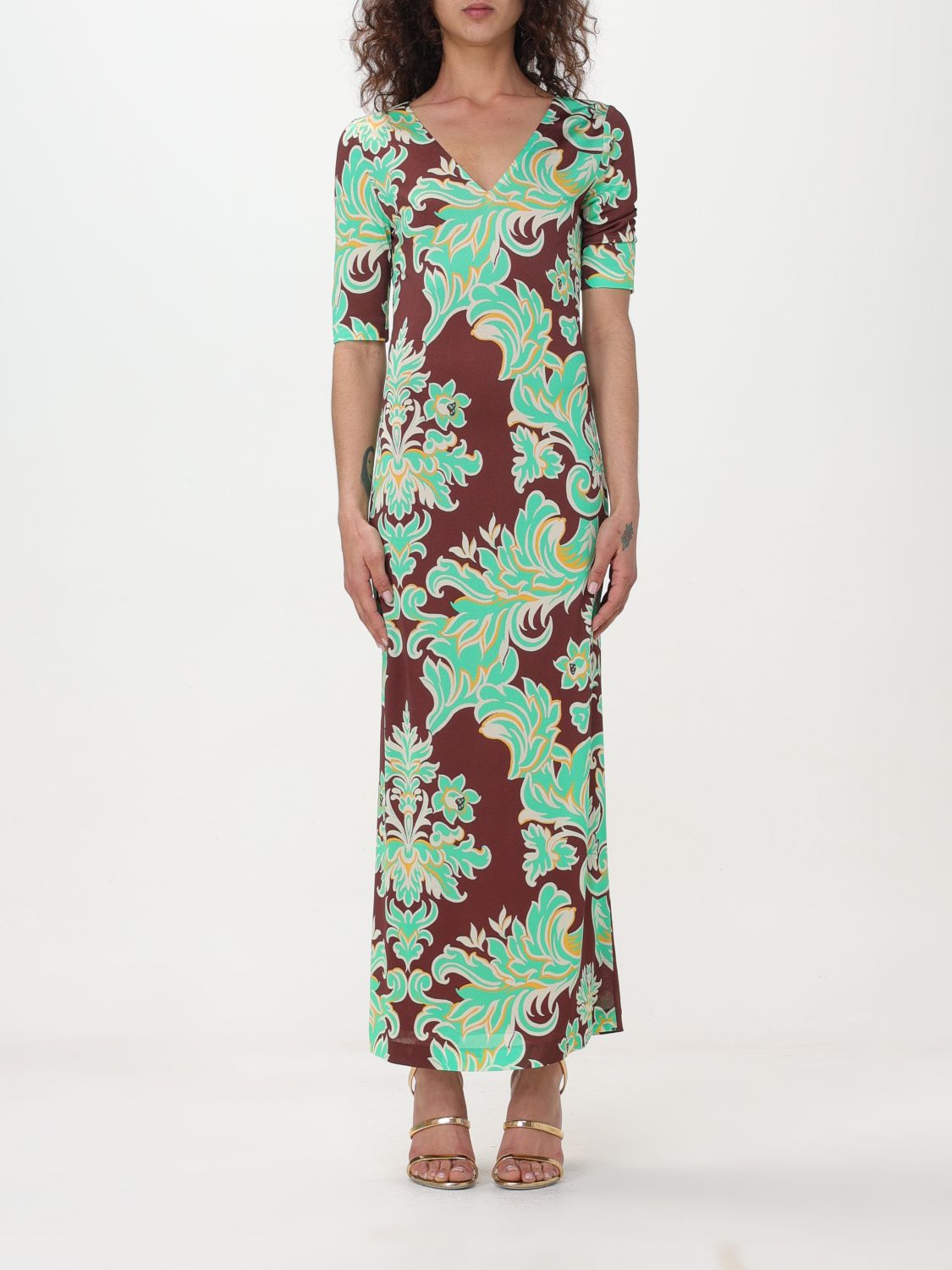 Shop Etro Dress  Woman Color Multicolor