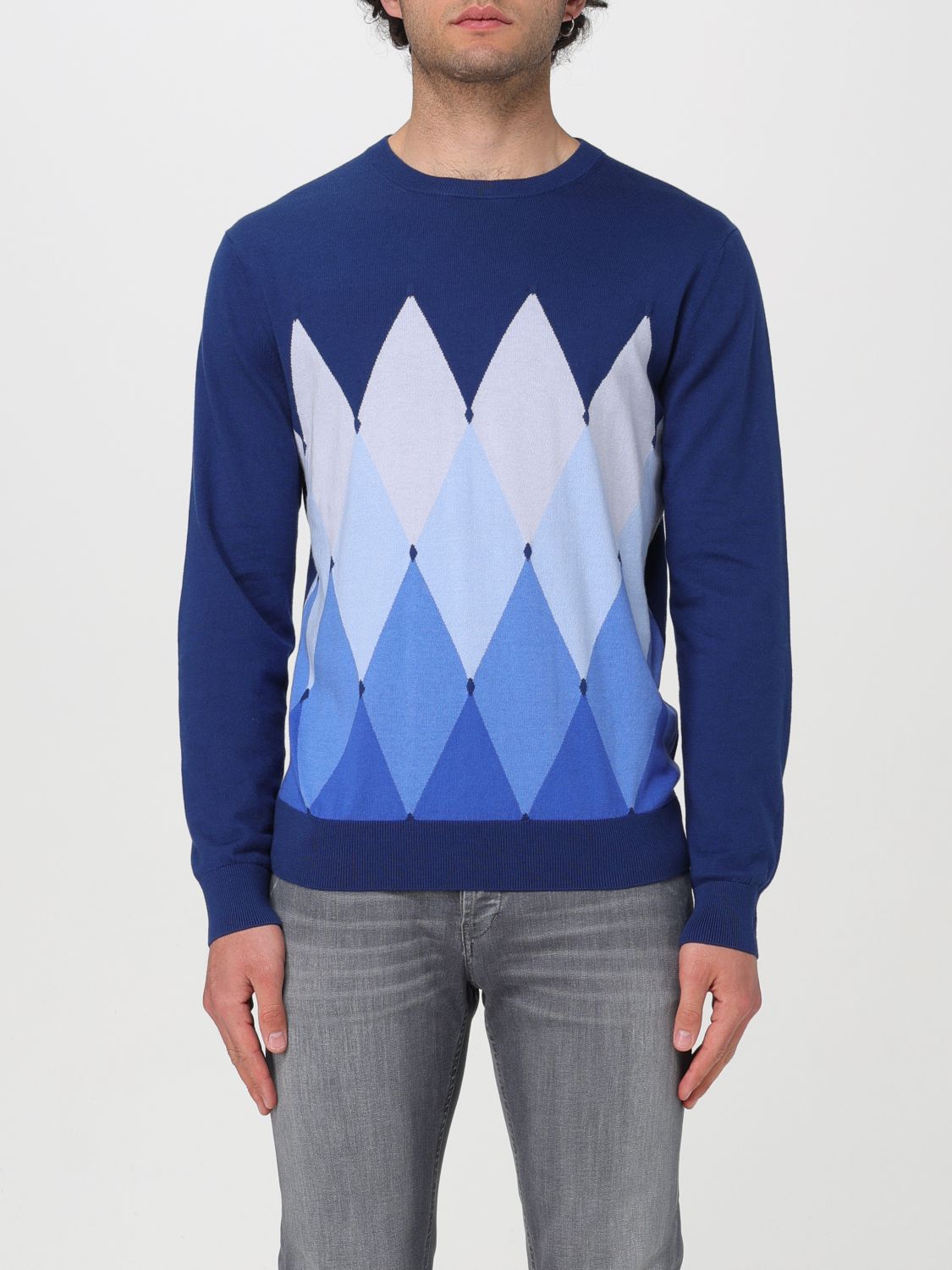 Ballantyne Sweater  Men Color Blue In 蓝色