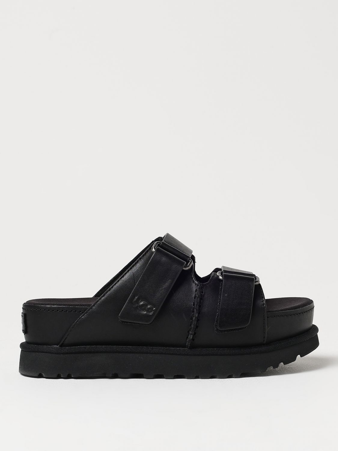 Shop Ugg Heeled Sandals  Woman Color Black