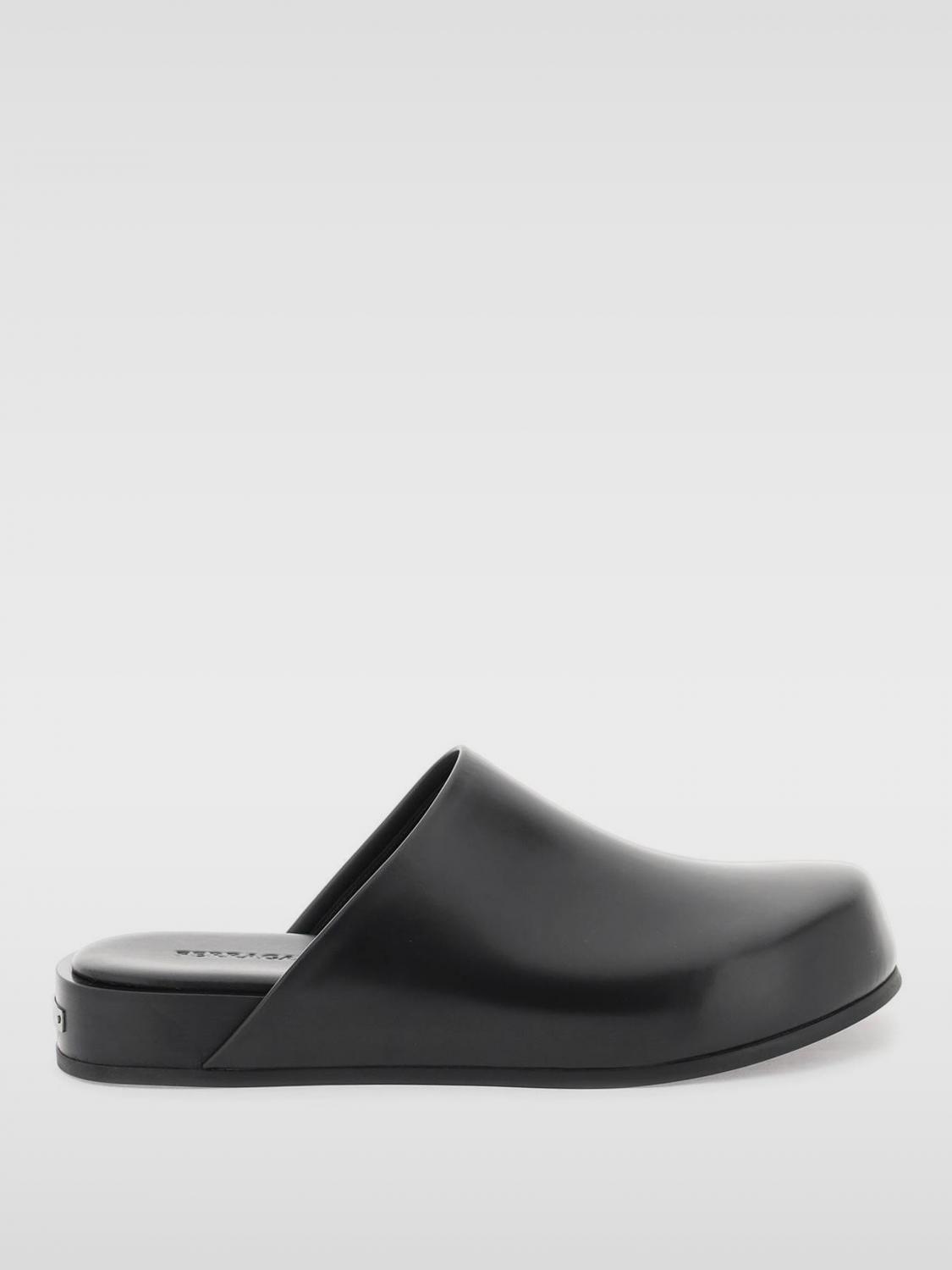 Shop Ferragamo Sandals  Men Color Black