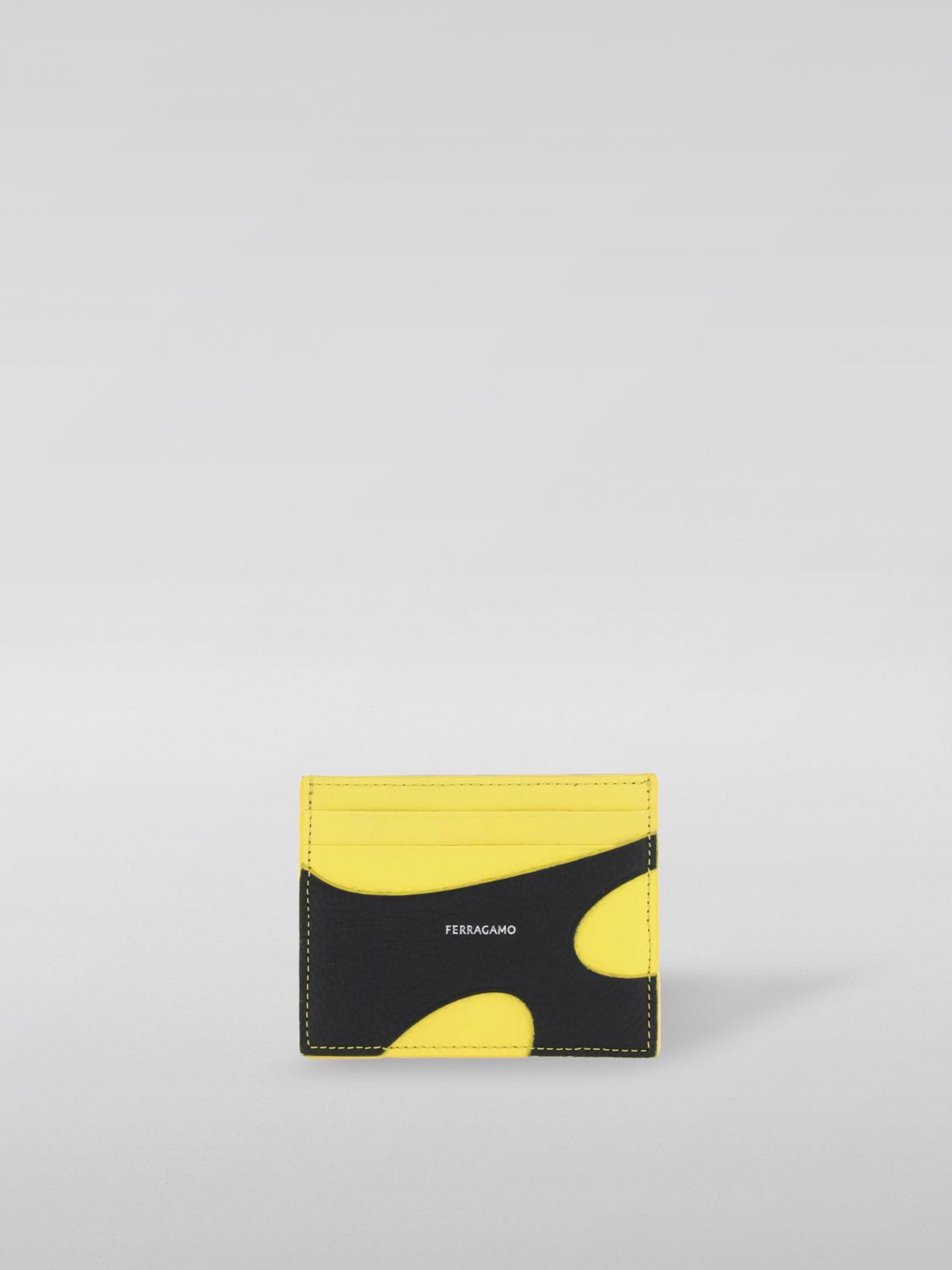 Shop Ferragamo Wallet  Men Color Yellow