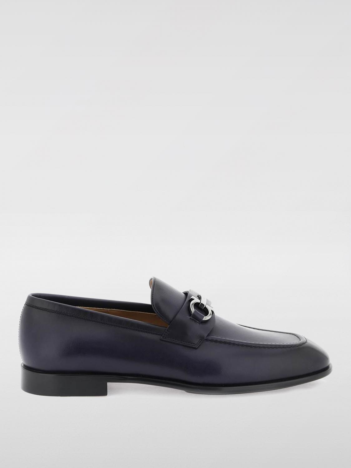 Shop Ferragamo Loafers  Men Color Blue