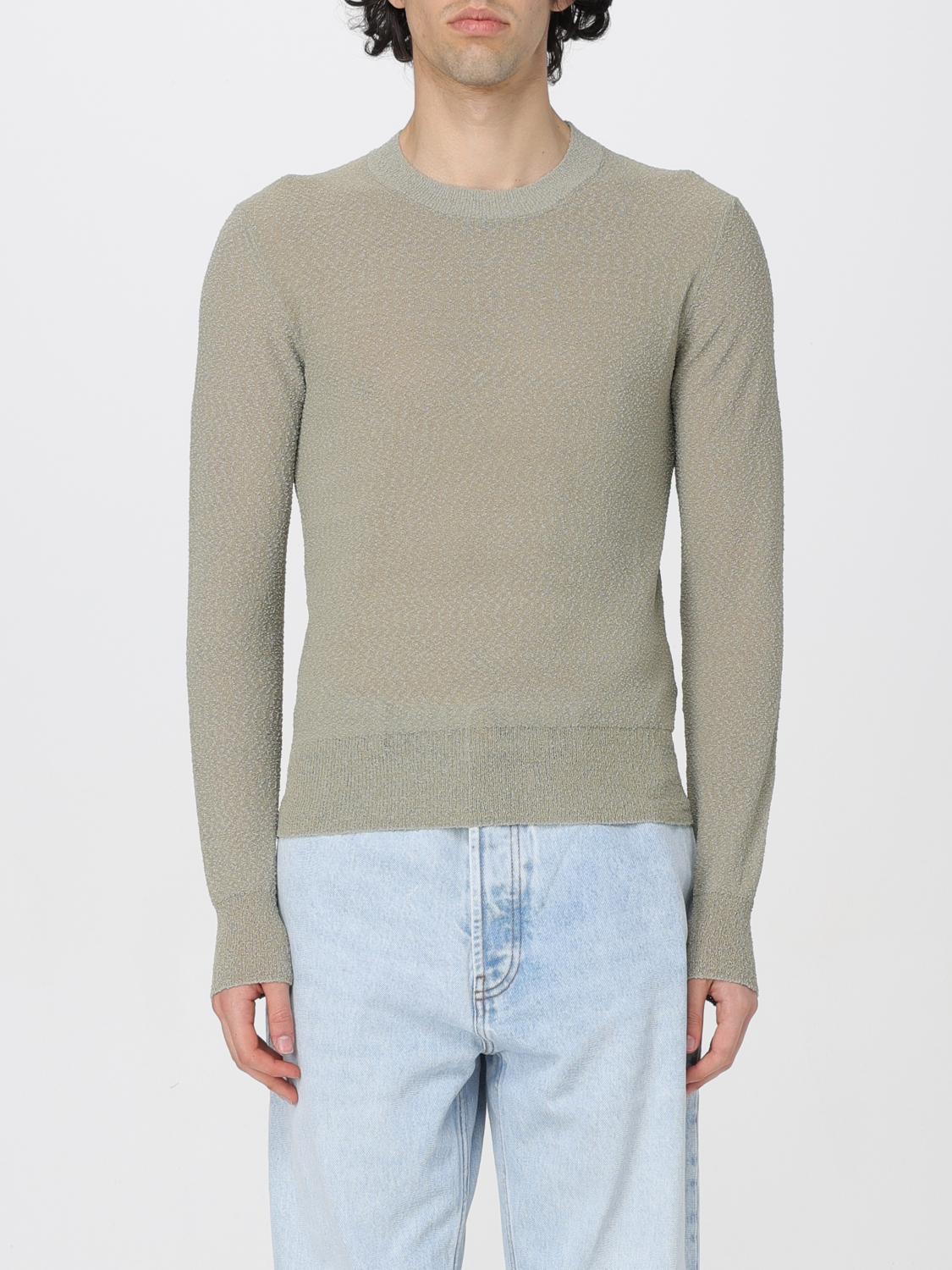 Shop Ami Alexandre Mattiussi Sweater Ami Paris Men Color Sage