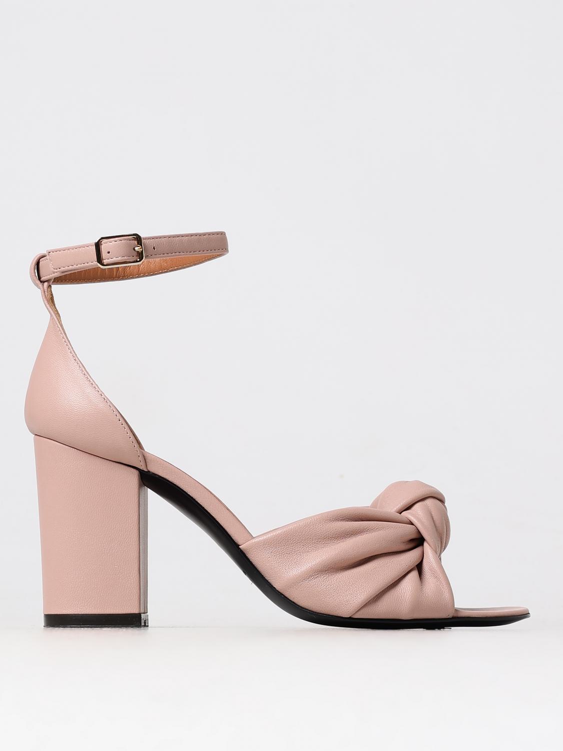 Shop Via Roma 15 Heeled Sandals  Woman Color Pink