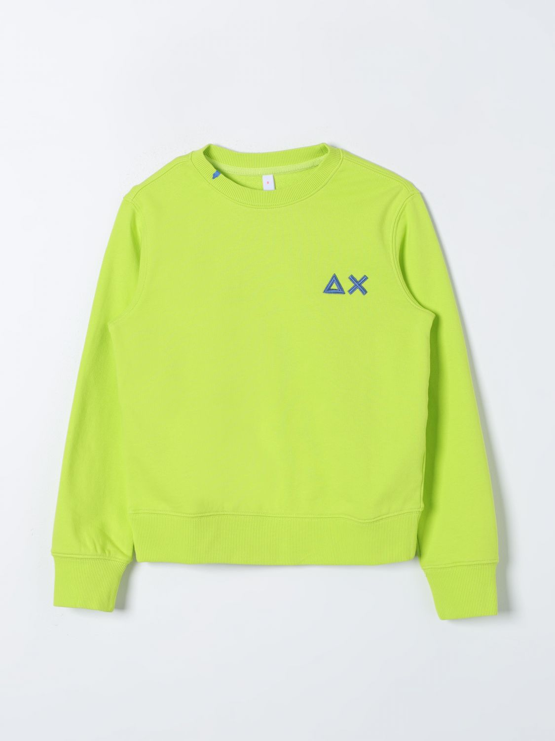 Sun 68 Sweater  Kids Color Lime In 青柠绿