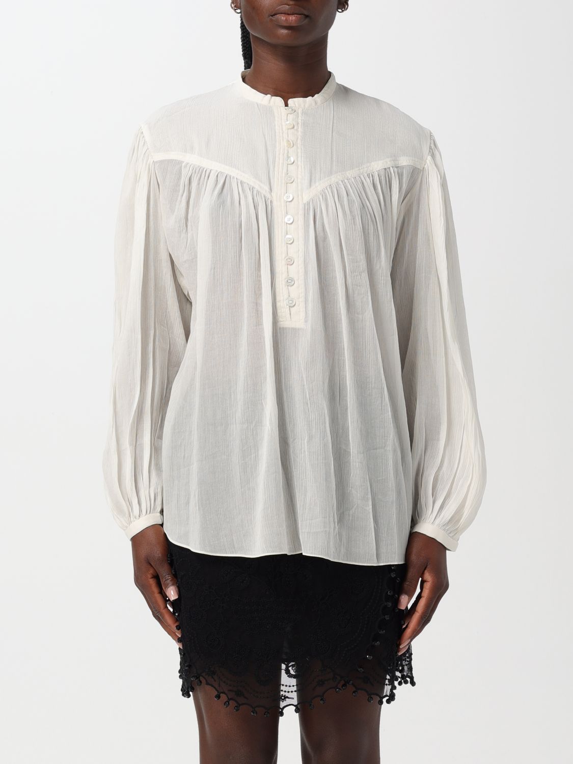Shop Isabel Marant Shirt  Woman Color White