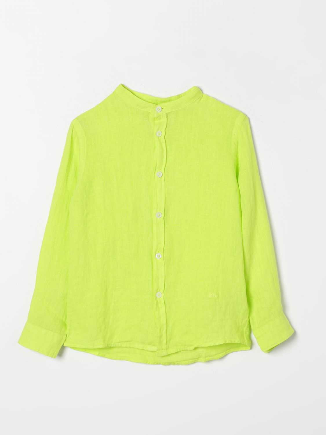 Paolo Pecora Shirt  Kids Colour Lime In 青柠绿
